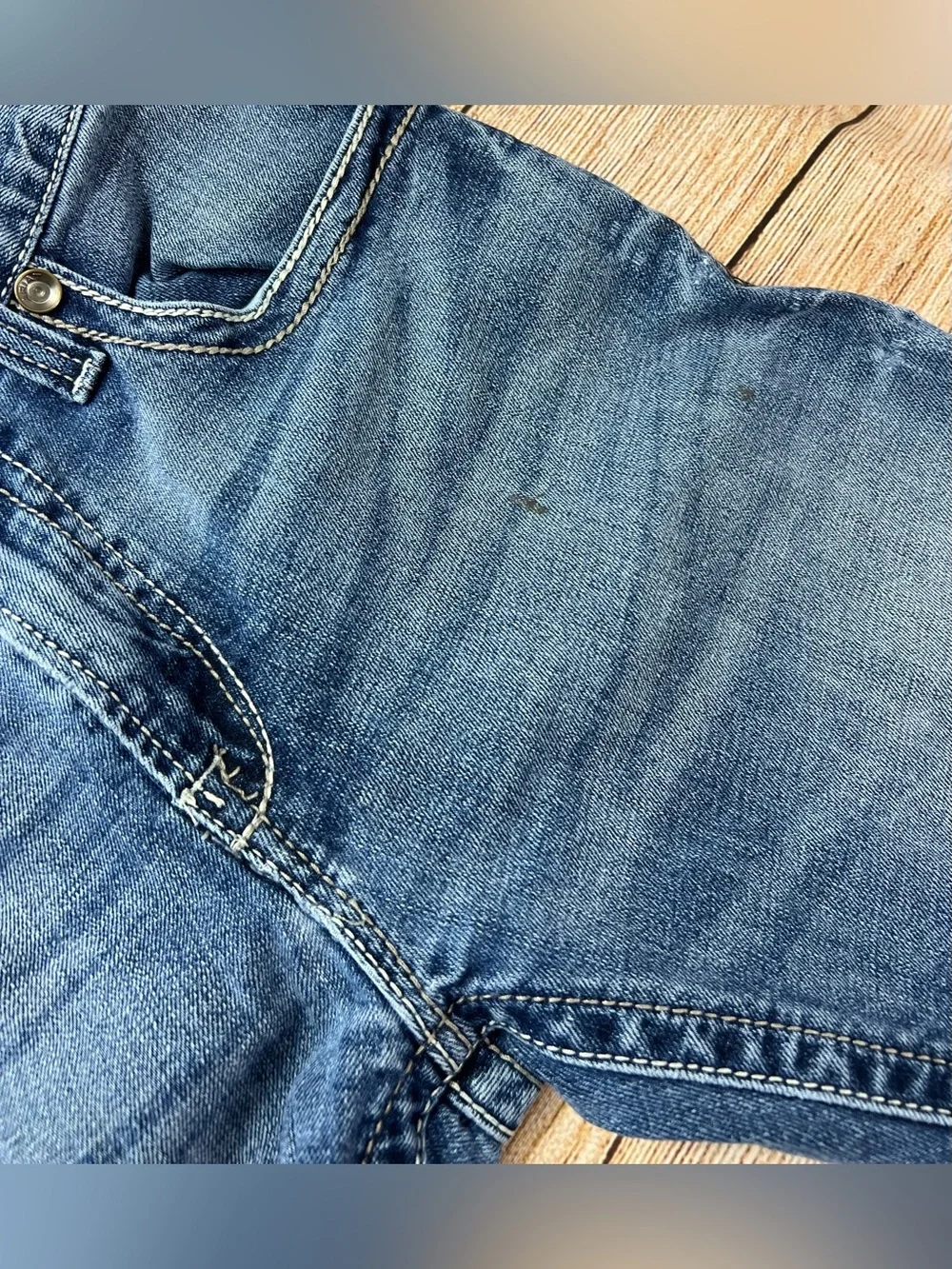 Mens Ariat M2 Relaxed Boot Denim Blue Jeans Size 30x32